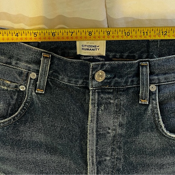 CITIZENS OF HUMANITY Horseshoe Frayed Jeans Size 29 - Picture 14 of 14